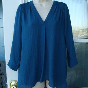 a.n.a teal blouse